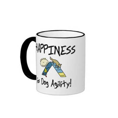 Happiness is Dog Agility Mug by MenagerieMayhem