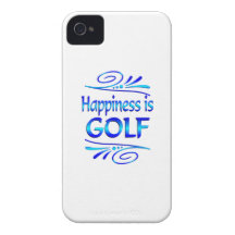 Happiness is GOLF iPhone 4 Cases