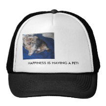HAPPINESS IS HAVING A PET! MESH HAT