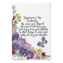 Happiness is like a butterfly case for the iPad mini