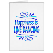 Happiness is LINE DANCING Cards