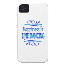 Happiness is LINE DANCING Case-Mate iPhone 4 Case