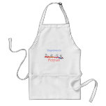 Happiness is Puppies - White Bull Terrier Pups Aprons