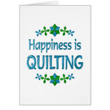 Happiness is Quilting Greeting Cards