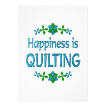 Happiness is Quilting Personalized Invite