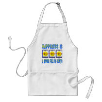 HAPPINESS IS ROOM FULL OF SLOTS APRONS
