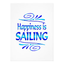 Happiness is SAILING Invitation