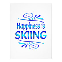 Happiness is SKIING Invites