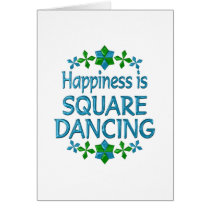 Happiness is Square Dancing cards