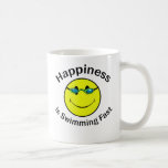Happiness is Swimming Fast Coffee Mug