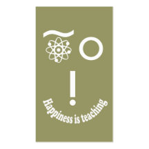 Happiness is Teaching Business Card Template