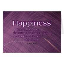 Happiness is the Best Greeting Card