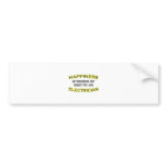 Happiness Is Waking Up .. Electrician bumper stickers