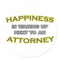 Happiness Is Waking Up Next To an Attorney