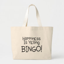 Happiness Is Yelling Bingo Bags