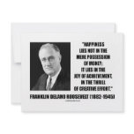 Happiness Lies Joy Of Achievement Creative Effort Announcements