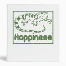 Happiness: Lizards Binder