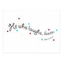 Happiness Motivational Quotes Postcard