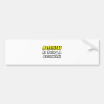 Happiness...Paramedic Bumper Sticker