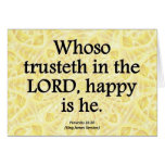 Happiness Proverbs 16-20 Condensed Greeting Card