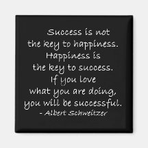 Happiness & Success Quote Magnet