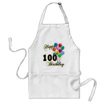 Happy 100th Birthday Gifts and Birthday Apparel Apron