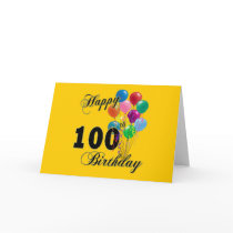 Happy 100th Birthday Gifts and Birthday Apparel Cards
