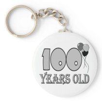 Happy 100th Birthday Gifts and Birthday Apparel Keychains