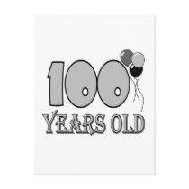 Happy 100th Birthday Gifts and Birthday Apparel Postcards