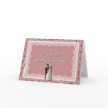 Happy 13Th. Wedding Anniversary Lace Greeting Card