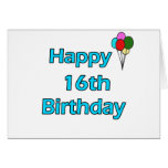 Happy 16th Birthday Cards