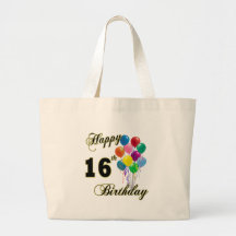 Happy 16th Birthday Tote Bag