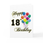 Happy 18th Birthday Gifts Greeting Cards