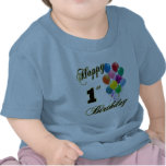 Happy 1st Birthday Infant Onesies and Shirts