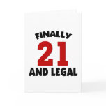 Happy 21 Birthday Cards