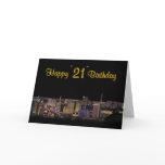 Happy "21" Birthday Las Vegas Style! Greeting Cards