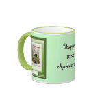Happy 21st Anniversary Girl in the vegetable patch Mugs