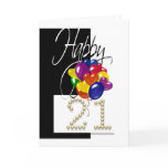 Happy 21st birthday balloons bright cards