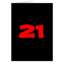 Happy 21st Birthday Card