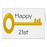 Happy 21st Birthday Card
