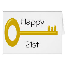Happy 21st Birthday Card