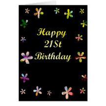 Happy 21St Birthday Greeting Card
