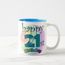 Happy 21st Birthday Koffie Beker