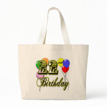 Happy 22nd Birthday Merchandise Canvas Bags