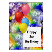 Happy 2nd Birthday Cards