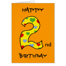 Happy 2nd Birthday Cards