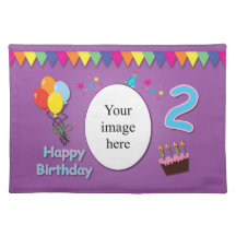 Happy 2nd Birthday Placemat