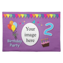 Happy 2nd Birthday Placemat