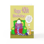 Happy 40th Birthday Cards
