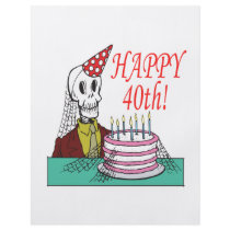 Happy 40th custom flyer